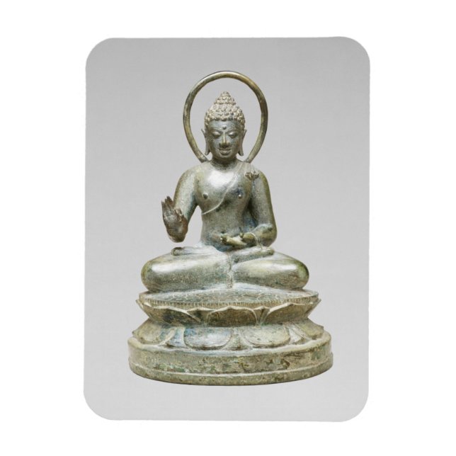 Silver Buddha Fine Art Photography Magnet (Vertikal)