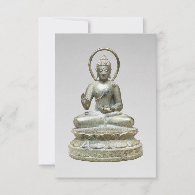 Silver Buddha Fine Art Photography Tack Kort (Framsida)
