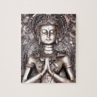Silver Buddha Pussel