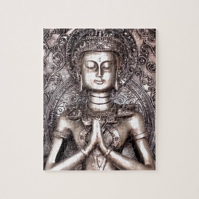 Silver Buddha Pussel (Vertikal)
