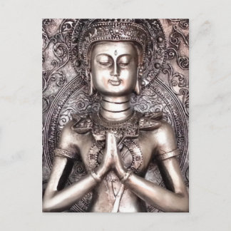 Silver Buddha Vykort