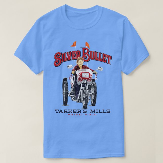 Silver Bullet Tarkers Mills T Shirt (Design framsida)