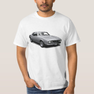 Silver Camaro på vitT-tröja Tee Shirt