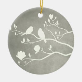 Silver Candelabra - Julgransprydnad Keramik