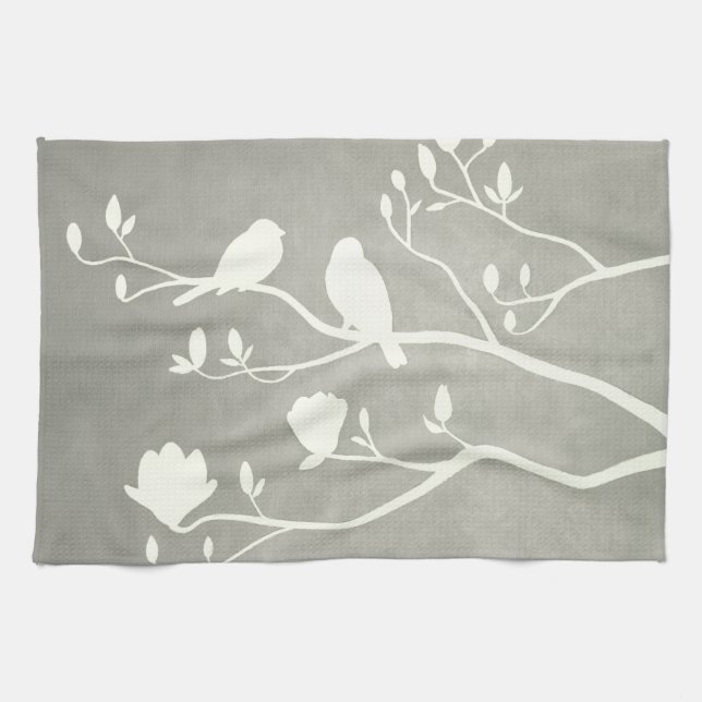 Silver Candelabra - Kökshandduk (Horisontell)