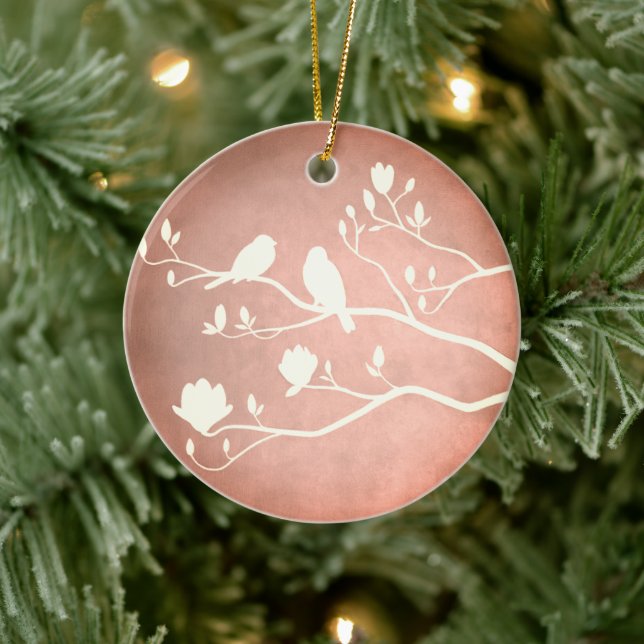 Silver Candelabra (koppar) - Keramiska prydnadsför Julgransprydnad Keramik (Träd)