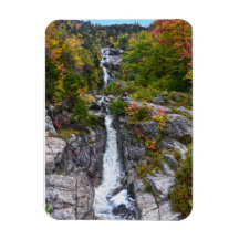 Silver Cascade in Autumn, New Hampshire