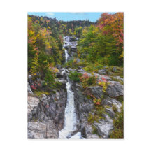 Silver Cascade in Autumn, New Hampshire