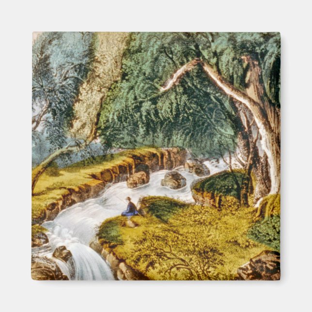 Silver Cascade—White Mountains Magnet (Framsidan)