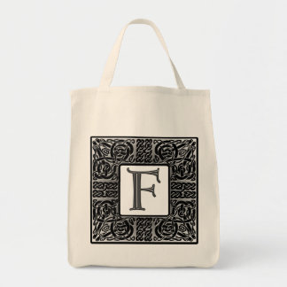 Silver Celtic ’F’ Monogram Tygkasse