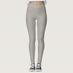 Silver Chalico Solid Plain Färg Leggings