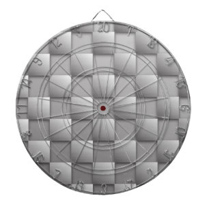 Silver Checkers Dart Board Darttavla