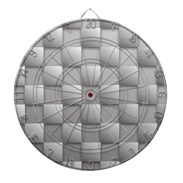 Silver Checkers Dart Board Darttavla (Framsidan)