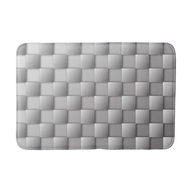 Silver Checkerss Bath Mat Badrumsmatta (Framsidan)