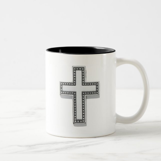 Silver Christian Kor/Påsk Två-Tonad Mugg (Höger)