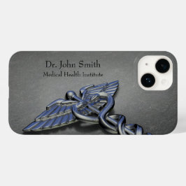 Silver Chrome Caduceus Symbol Professionell Medica