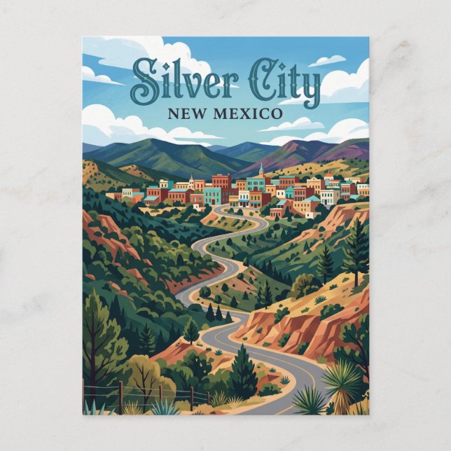 Silver City USA Vykort (Framsida)