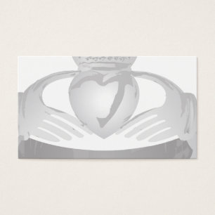 silver claddagh ring visitkort