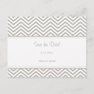 Silver Cloud Chevron Spara datummeddelandet Datumet