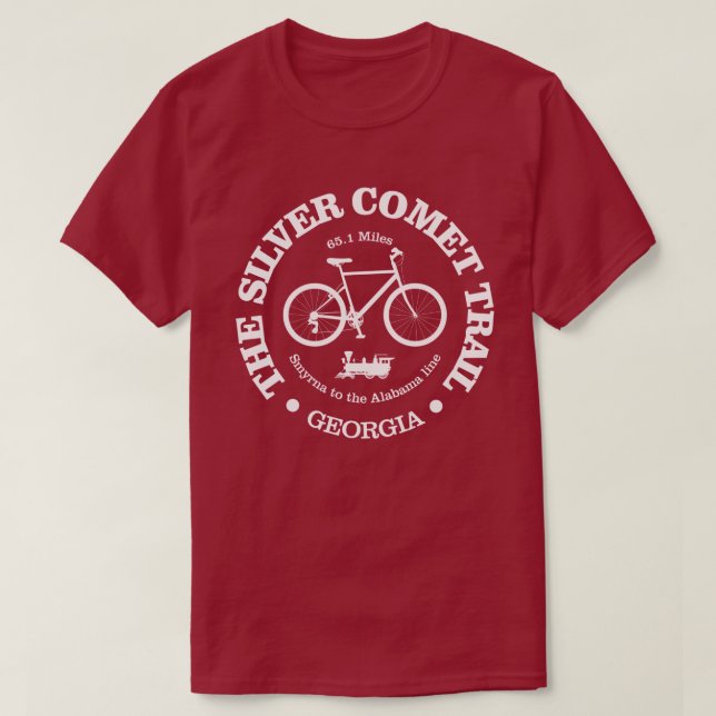 Silver Comet Trail (cycling) T Shirt (Design framsida)