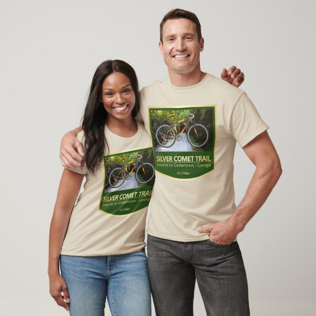 Silver Comet Trail (cykel2) T Shirt (Unisex)