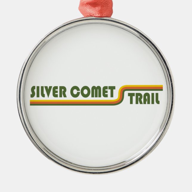 Silver Comet Trail Georgia Julgransprydnad Metall (Framsidan)