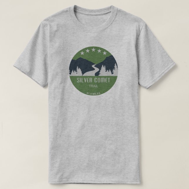 Silver Comet Trail Georgia T Shirt (Design framsida)