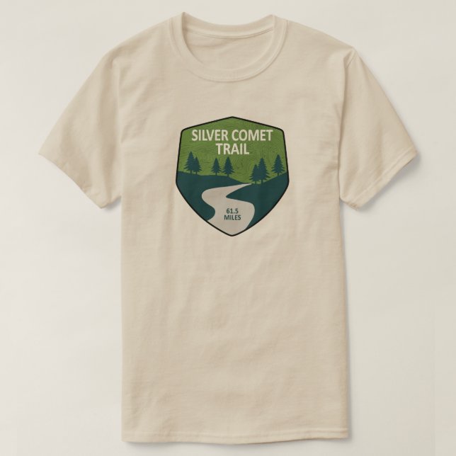 Silver Comet Trail Georgia T Shirt (Design framsida)