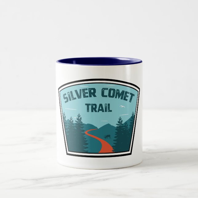 Silver Comet Trail Georgia Två-Tonad Mugg (Center)