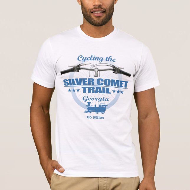 Silver Comet Trail (H2) T Shirt (Framsida)