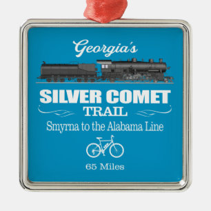 Silver Comet Trail (RT2) Julgransprydnad Metall