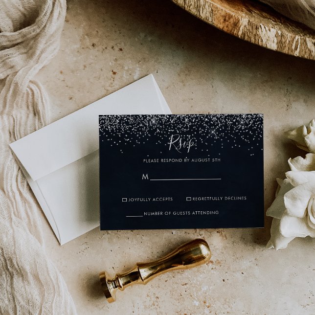Silver Confetti Calligraphy OSA (Skapare uppladdad)