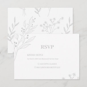 Silver Corner Blommigt Boho OSA Kort
