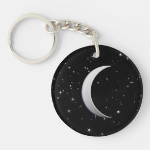 Silver crescent måne - startbakgrund