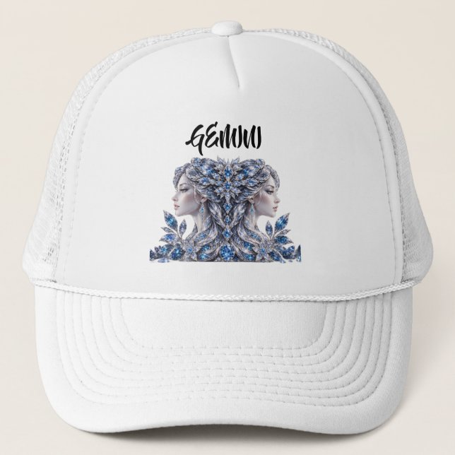 Silver Crystal Gemini | Luxury Collection  Keps (Framsida)