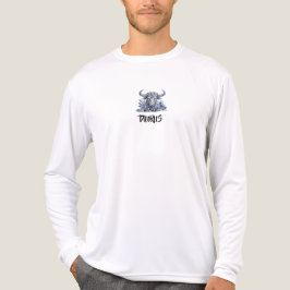 Silver Crystal Oxen Zodiak T Shirt
