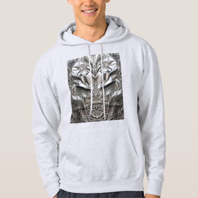 Silver Cyborg - by ID AD Art Gabi Zapf Hoodie (Framsida)