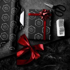 Silver D20 Mönster | PNP Tabletop Role Player Dice Presentpapper