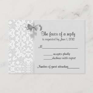 Silver Damask OSA kort