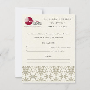 Silver Damask Seminariet Event, QR Code Donation Inbjudningar