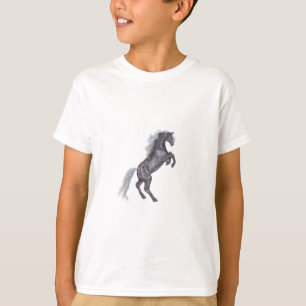 Silver Dapple hästen som fostrar Equine grå fär T Shirt
