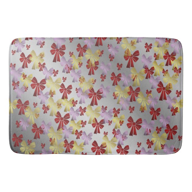 silver, dekoration, gåva, bun, helgdag, band, badrumsmatta (Framsidan)