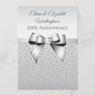 Silver Diamond 50-årsjubileum Inbjudningar
