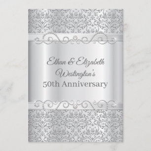 Silver Diamond 50-årsjubileum Inbjudningar
