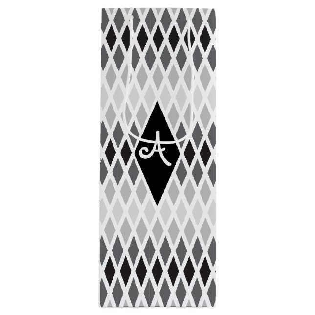 Silver Diamond Ombre Monogram (Framsidan)
