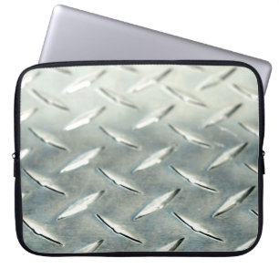 Silver Diamond Plate on electronic sleeve