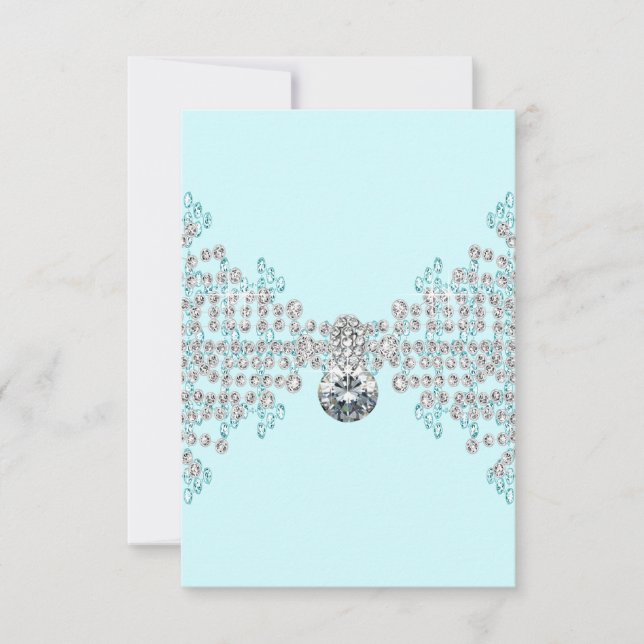 Silver Diamonds Teal Blue OSA (Framsida)
