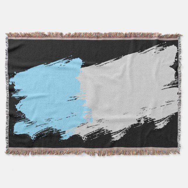 Silver Dimma - Blank Throw Blanket Murugi Home Filt (Framsidan)