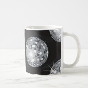 silver disco boll kaffemugg