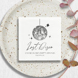 Silver Disco Boll Last Disco Bachelorette Party Pappersservett<br><div class="desc">Dessa är Silver Disco Boll Last Disco Bachelorette Party Papper Napkins!</div>